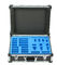 Portable Aluminum Tool Carrying Cases With Blue CNC Die Cut Foam