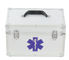 ABS Medicine Box Aluminum Silver Medical Case With Handle