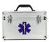 ABS Medicine Box Aluminum Silver Medical Case With Handle