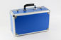 Customized Aluminum Blue Instrument Carrying Cases With Die Cut Foam Slots Protect Euipment