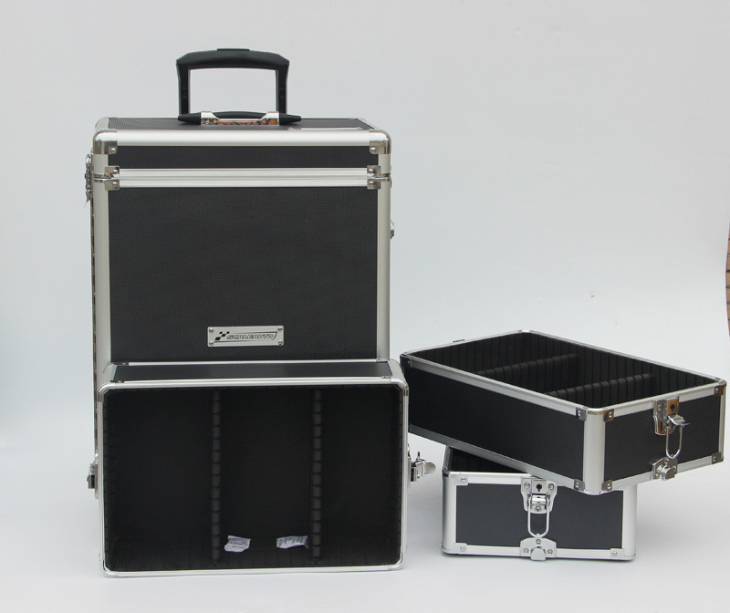 Large Capacity Aluminum Instrument Case 370 X 245 X 780mm With Trolley