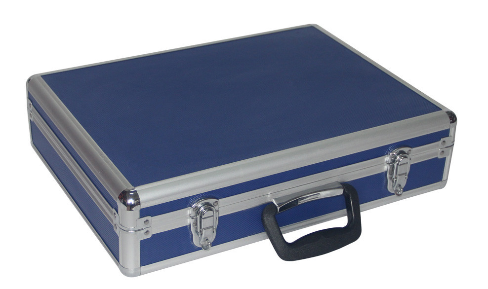Blue Aaluminum Hard Case Wear Resistant , Light Weight Aluminum