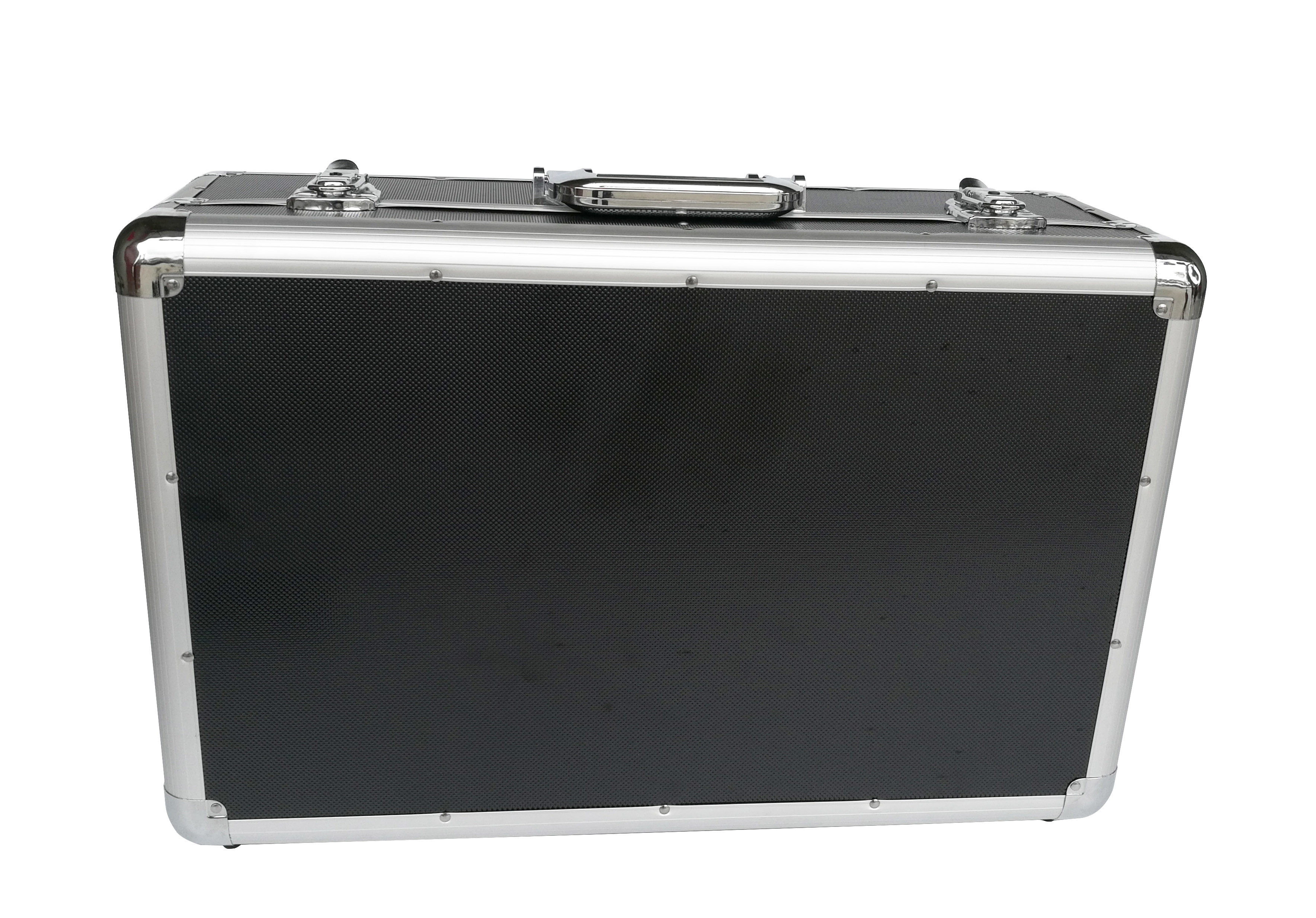 Big Tool Shop Aluminum Case , Black Aluminium Carry Case With Foam Insert