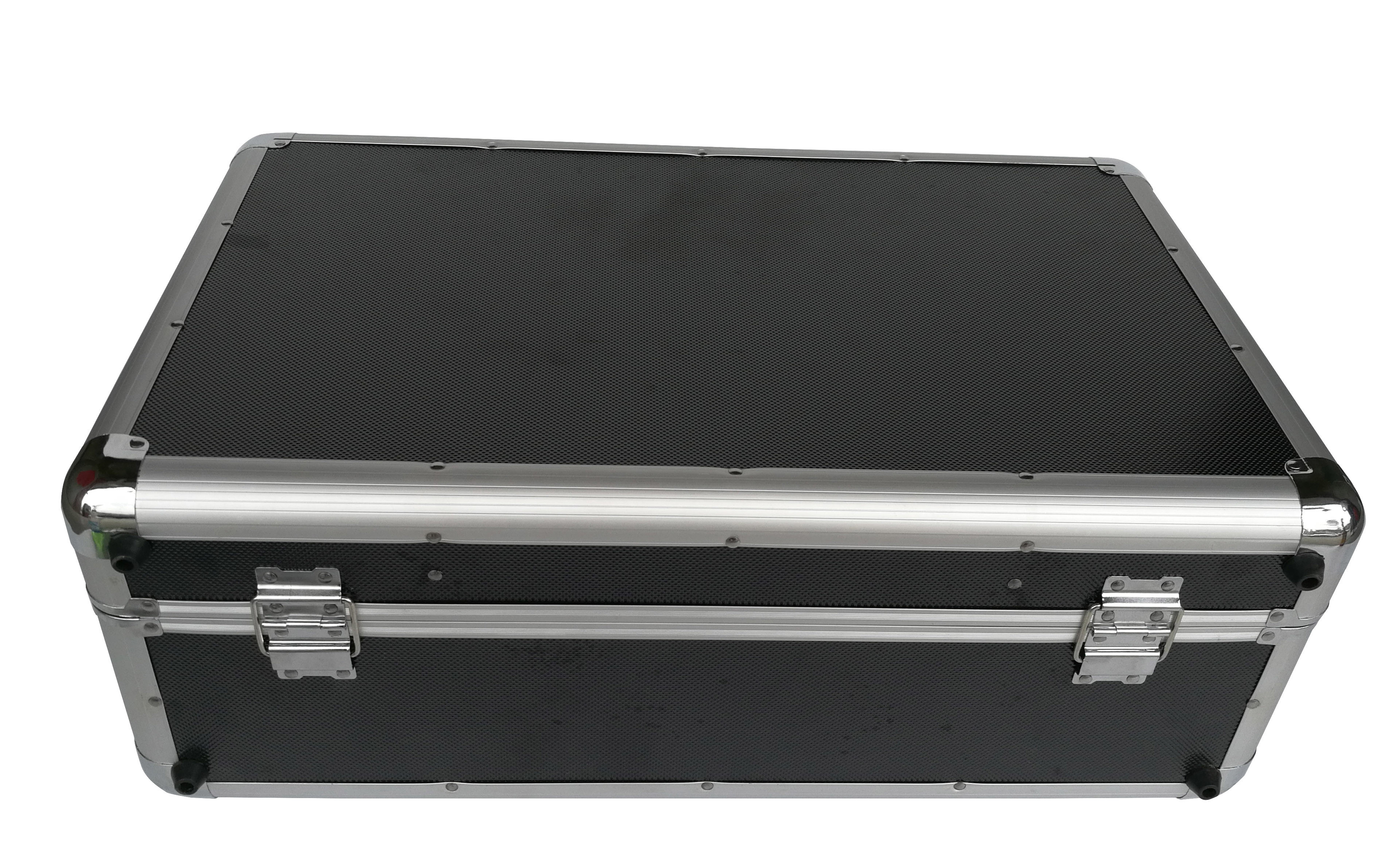 Big Tool Shop Aluminum Case , Black Aluminium Carry Case With Foam Insert