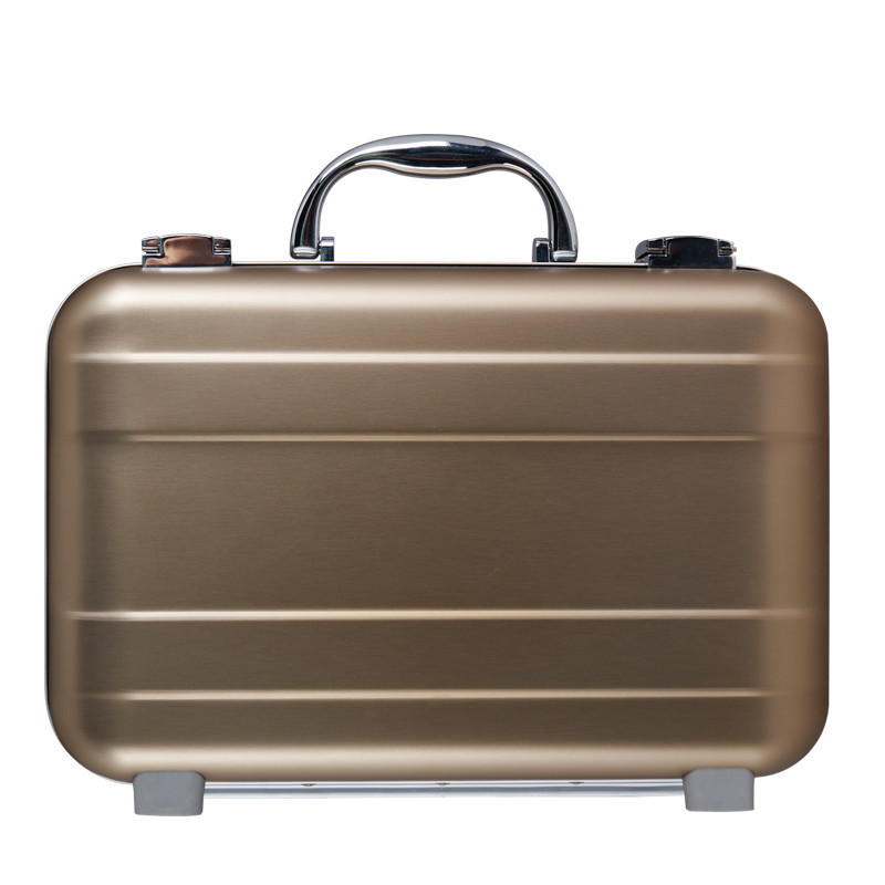 Rose Golden Aluminium Attache Case , Portable Small Aluminum Briefcase