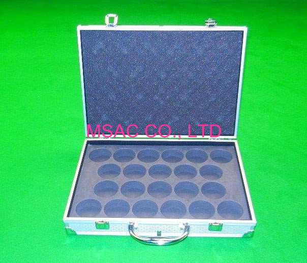 Professional Aluminum Cue Case / Aluminium Snooker Cue Cases With Lock