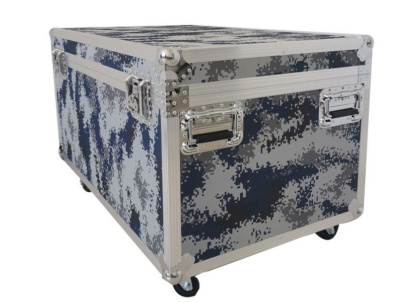 Large aluminum flight cases PVC flight case empty for carrying army tools