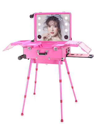 Professional Bluetooth Aluminum Makeup Case With Light Size 580 * 450 * 220mm Multi Color