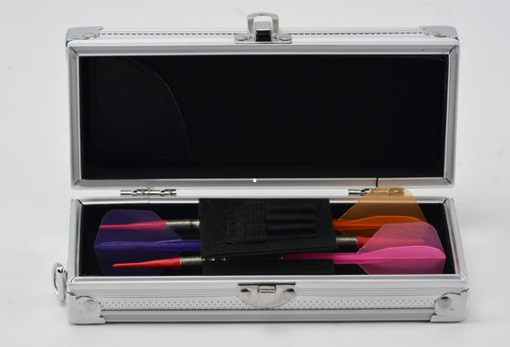Hard Aluminum Dart Case Small Dart Carrying Case For Sports Aluminum Silver Dart Box