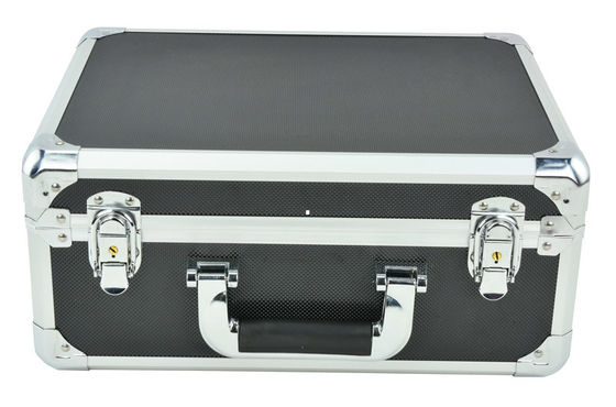 Black Aluminum Tool Carrying Case 400*360*200mm Aluminum Tool Briefcase For Sale