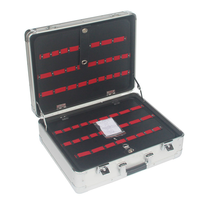 Silver Aluminium Tool Case 3.5 Kgs Portable Custom Aluminum Tool Briefcase