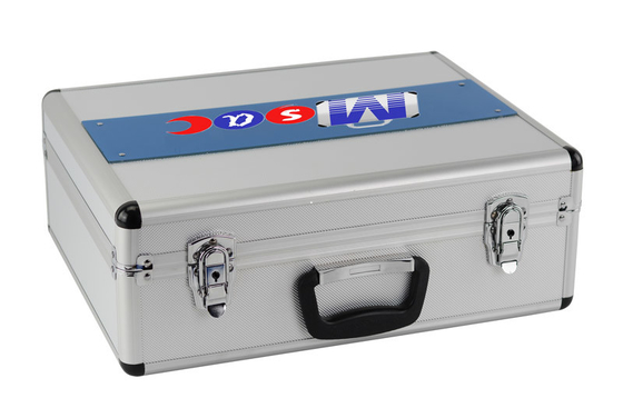 OEM/ODM Wholesale Silver Aluminum Carrying Cases With Custom Made Die Cut Foam Insert And Logo